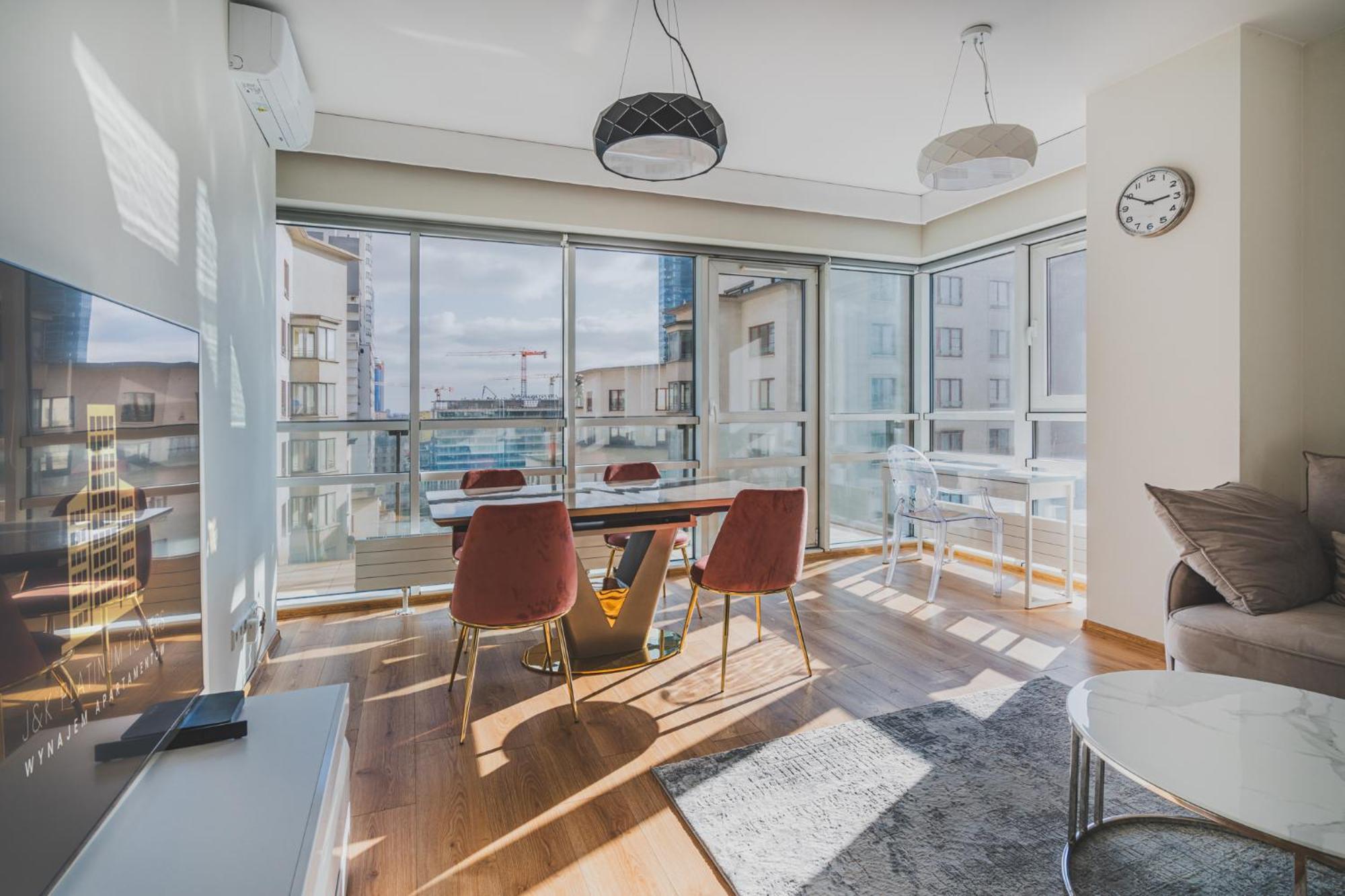 Platinum Towers J&K Apartment Warsawa Bagian luar foto