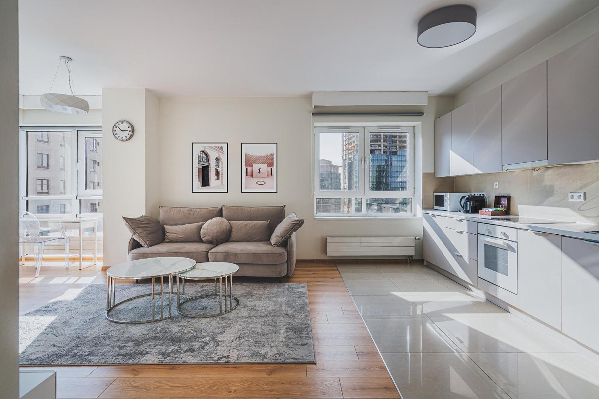 Platinum Towers J&K Apartment Warsawa Bagian luar foto