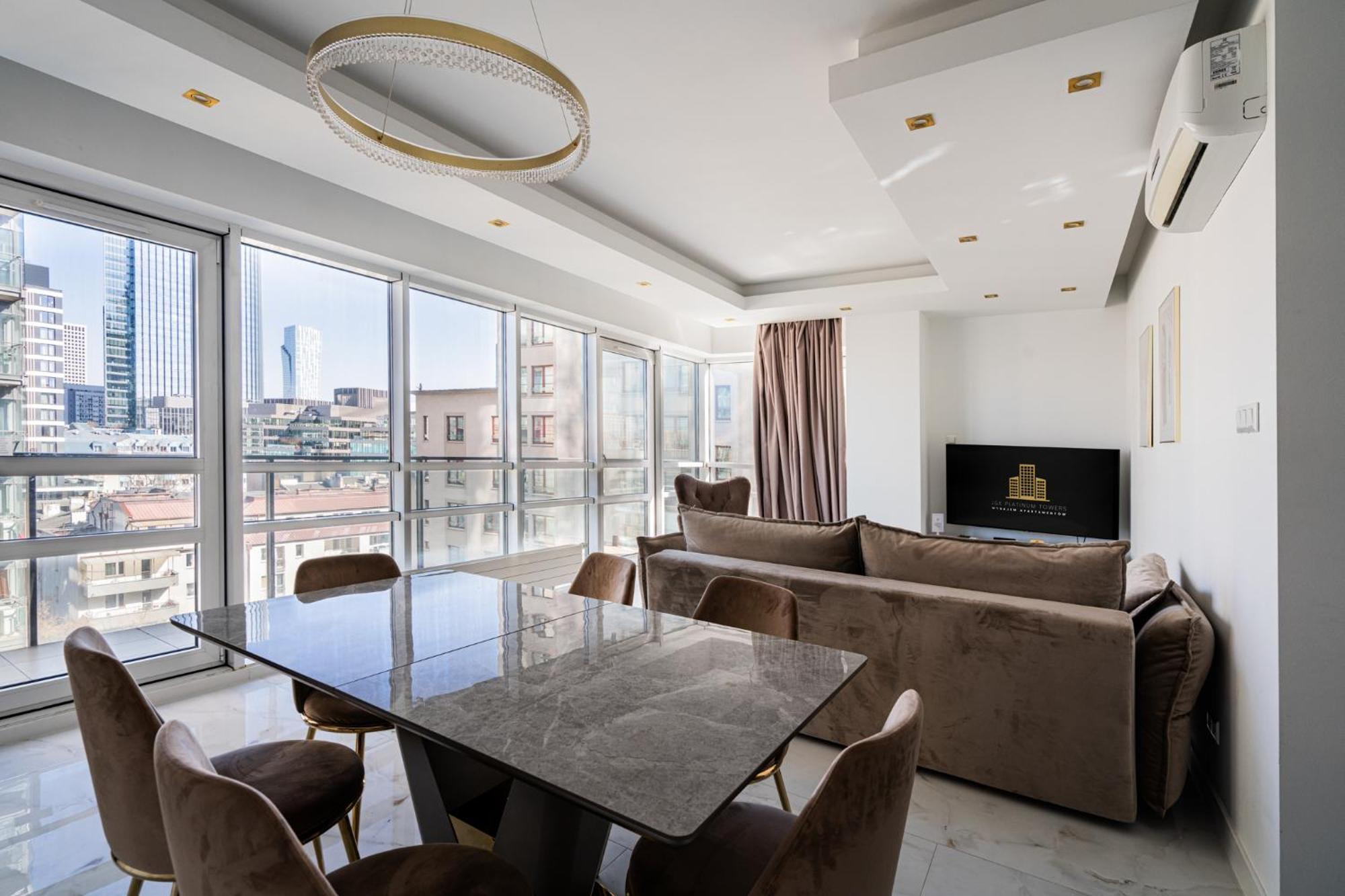 Platinum Towers J&K Apartment Warsawa Bagian luar foto